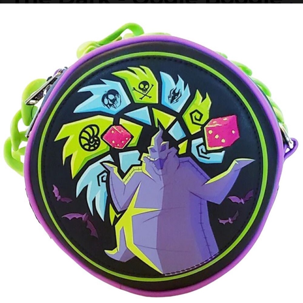 Disney Parks Oogie Boogie Loungefly Crossbody Glows in the Dark NWT - Picture 2 of 9